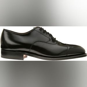 Johnston And Murphy Melton Cap Toe Calfskin Oxfords, Cedar Shoe Trees Included